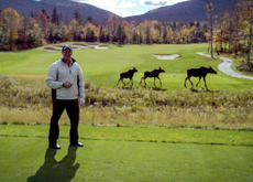 The PGA golf course at the Jay Peak Resort in Jay, VT.