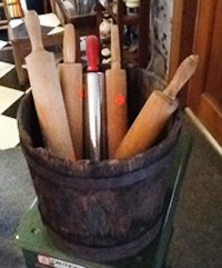 Antiques are for sale at A Place in Time Bed and Breakfast in Newport Center, VT